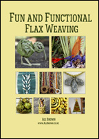 Photo of fun and functional flax weaving book